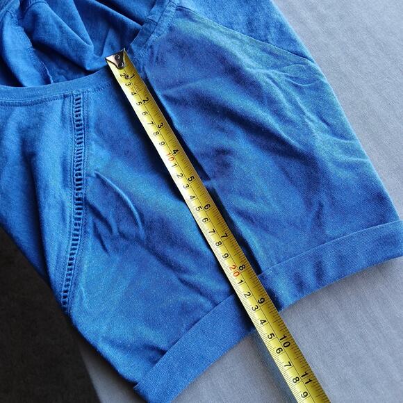 Eddie Bauer Myriad Roll-Sleeve T-shirt XL Lake blue raglan short sleeve tee - Picture 14 of 14